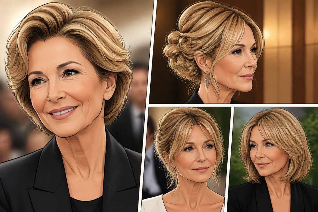 Elisabeth Quin coiffure : ses plus beaux styles capillaires