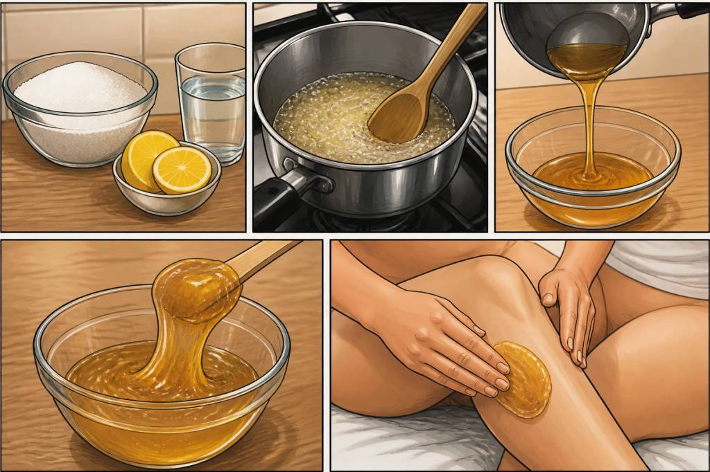 Cire au sucre recette : la méthode maison facile et naturelle