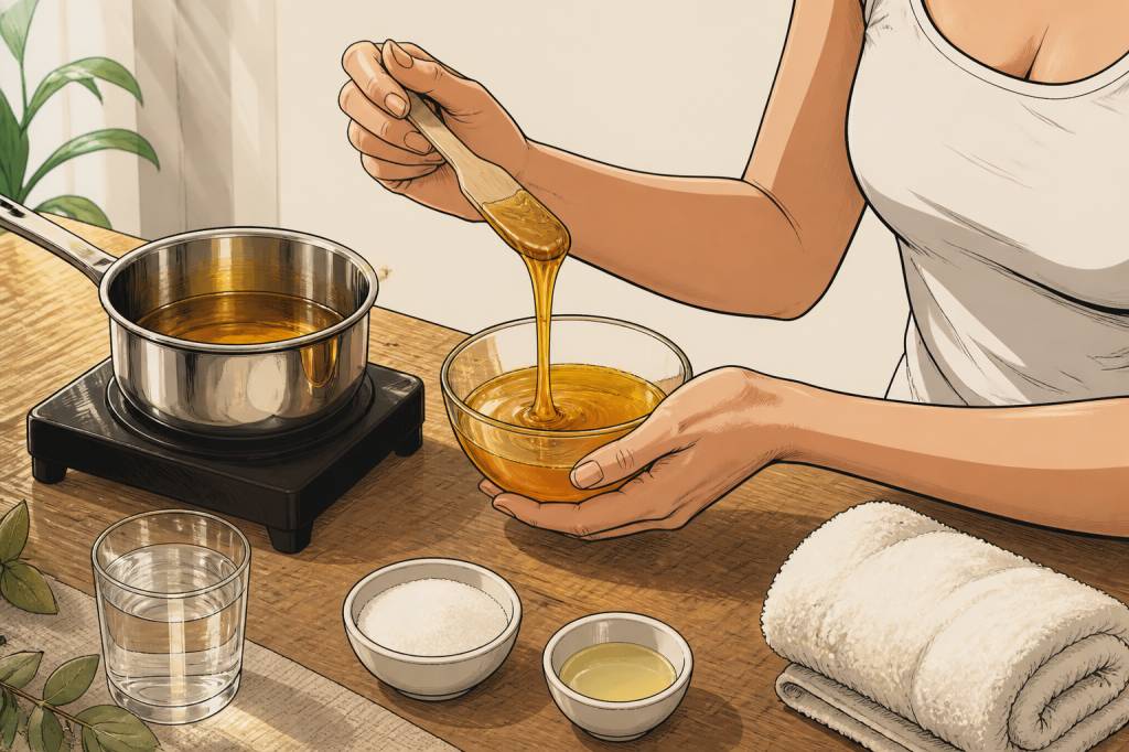 Cire fait maison : la recette naturelle pour une épilation douce