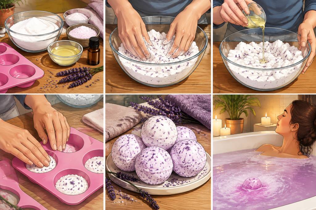 Bombe de bain DIY : la recette facile pour un moment bien-être maison