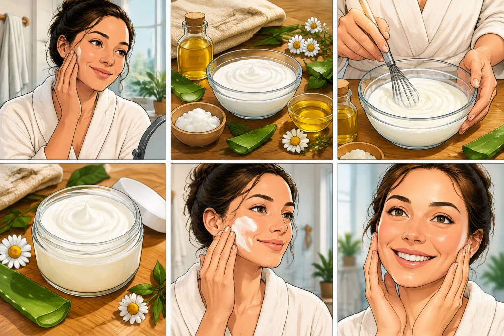 Crème hydratante maison : notre recette beauté facile pour une peau douce et éclatante