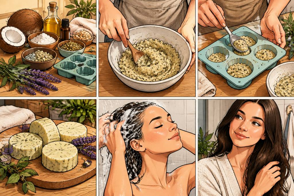 Shampoing solide fait maison : le guide DIY beauté pour une routine naturelle et personnalisée