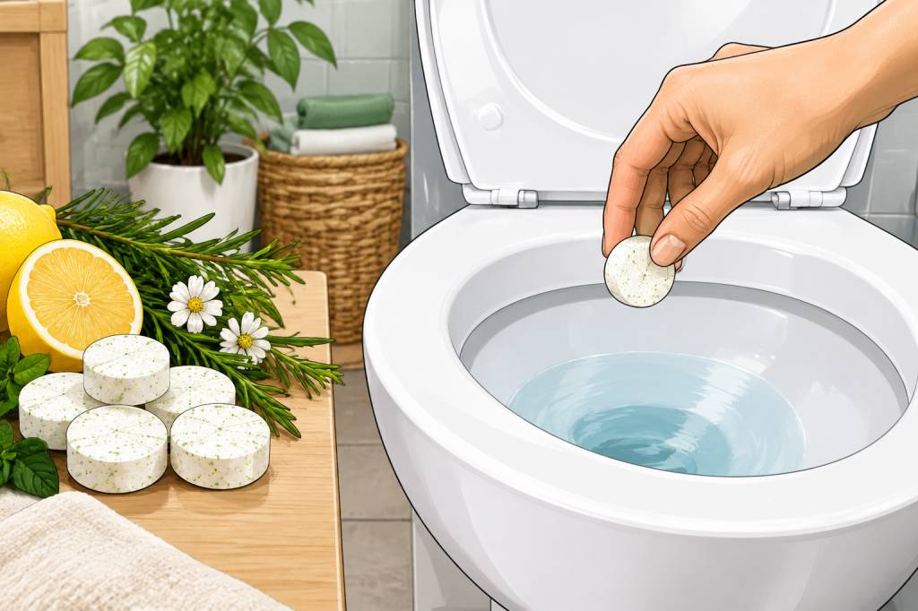 Tablette wc maison : l’astuce naturelle pour des toilettes propres et parfumées