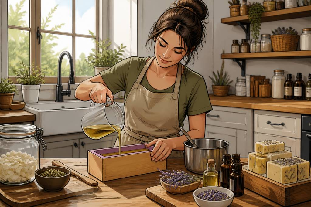 Recettes de savon naturelles à faire soi-même à la maison