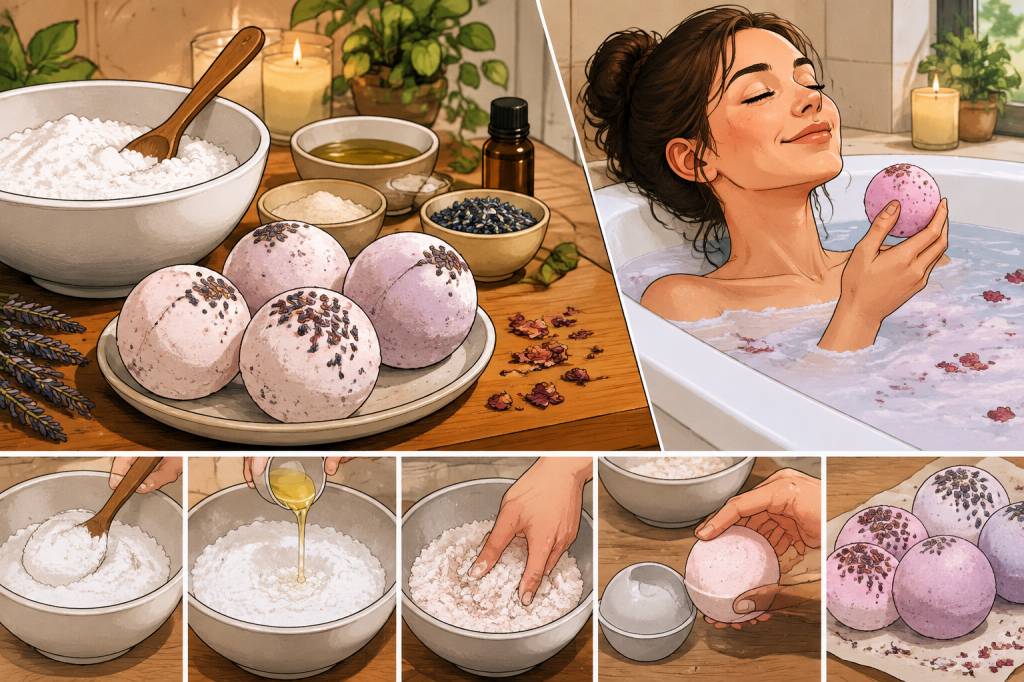 Boule de bain maison : la recette facile pour un moment de détente gourmand