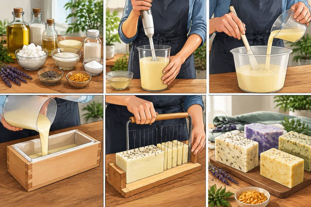 Recettes savon saponification à froid : créez vos savons maison naturels