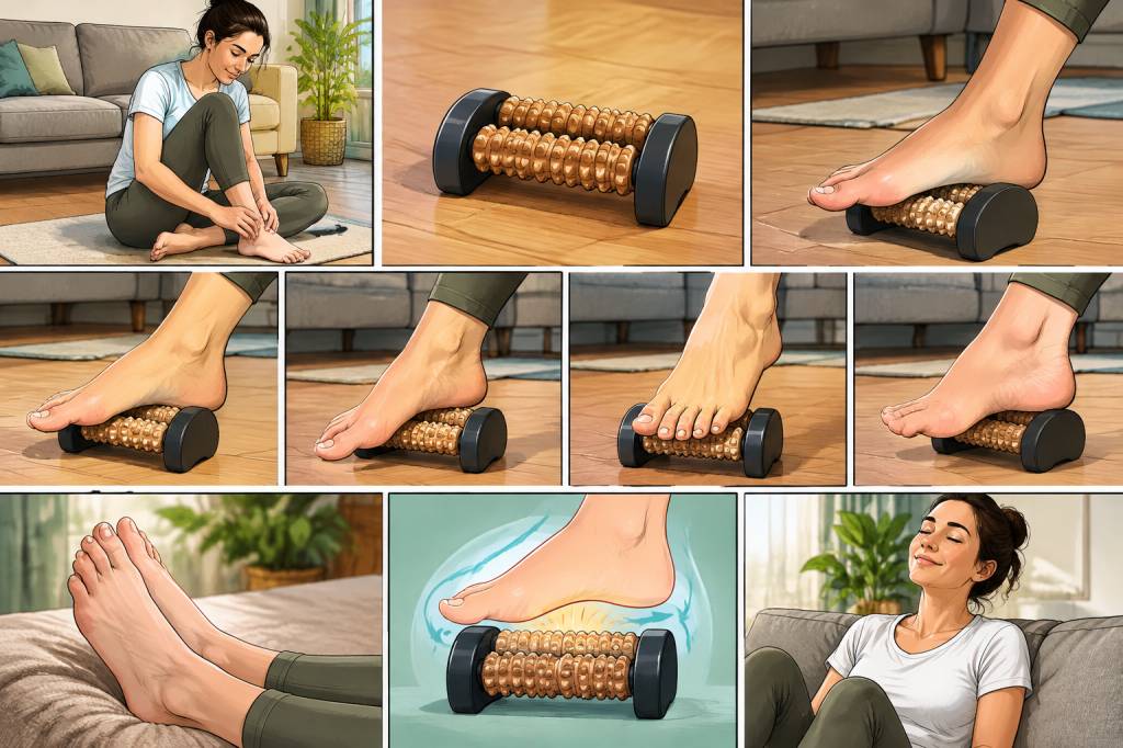Comment utiliser un foot roller pour détendre ses pieds au quotidien